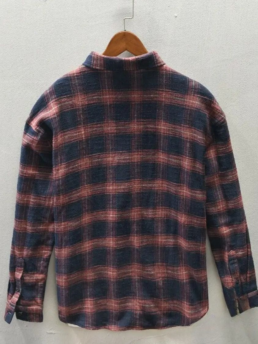 Camisa Social Alpha Luton Vermelho - AlphaCode
