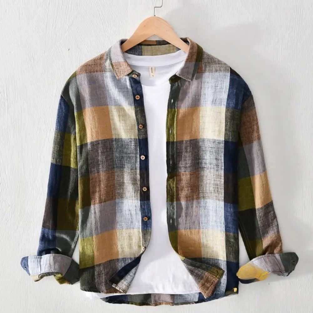 Camisa Social Alpha Mackay Amarelo - AlphaCode