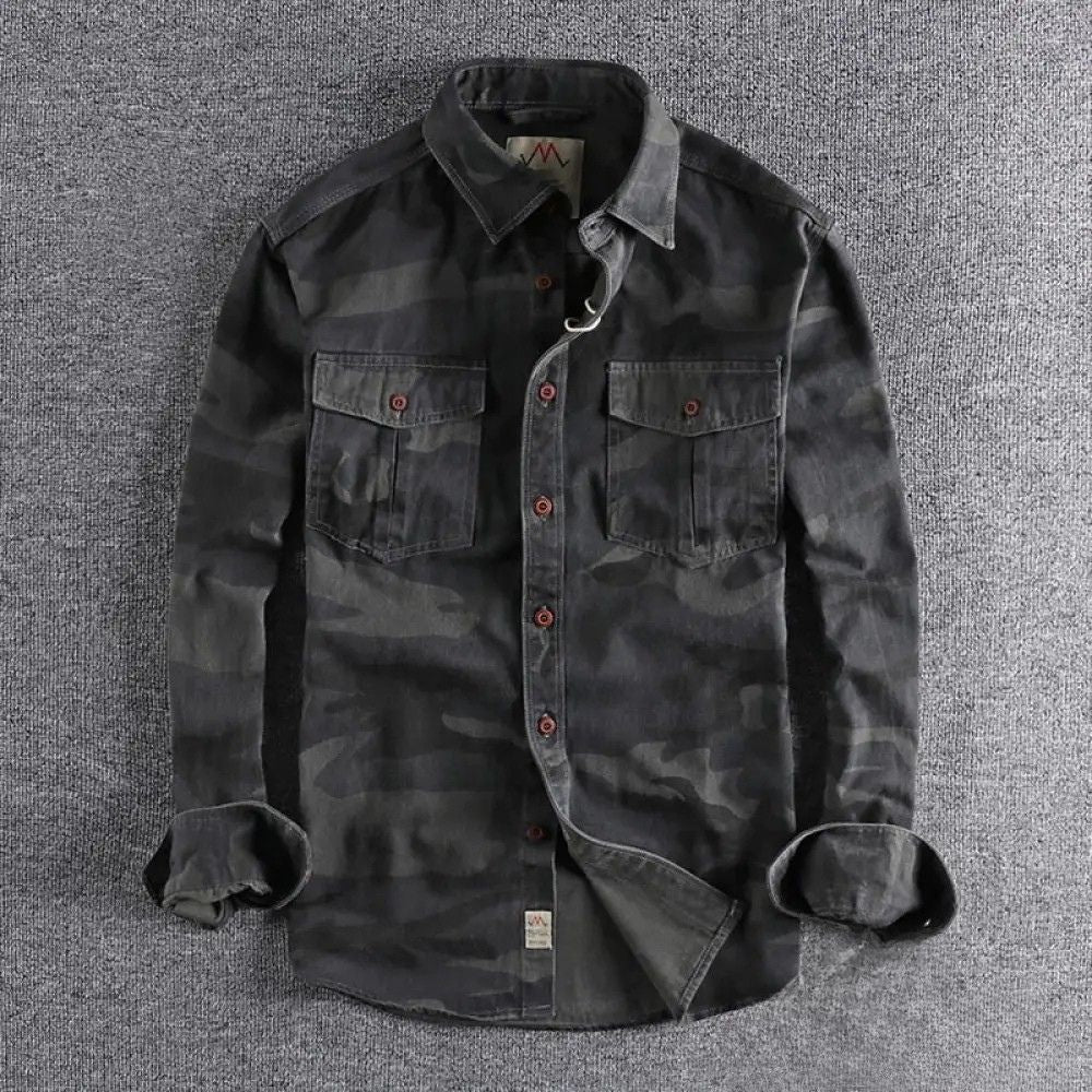 Camisa Social Alpha Military - AlphaCode