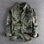Camisa Social Alpha Military Verde - AlphaCode