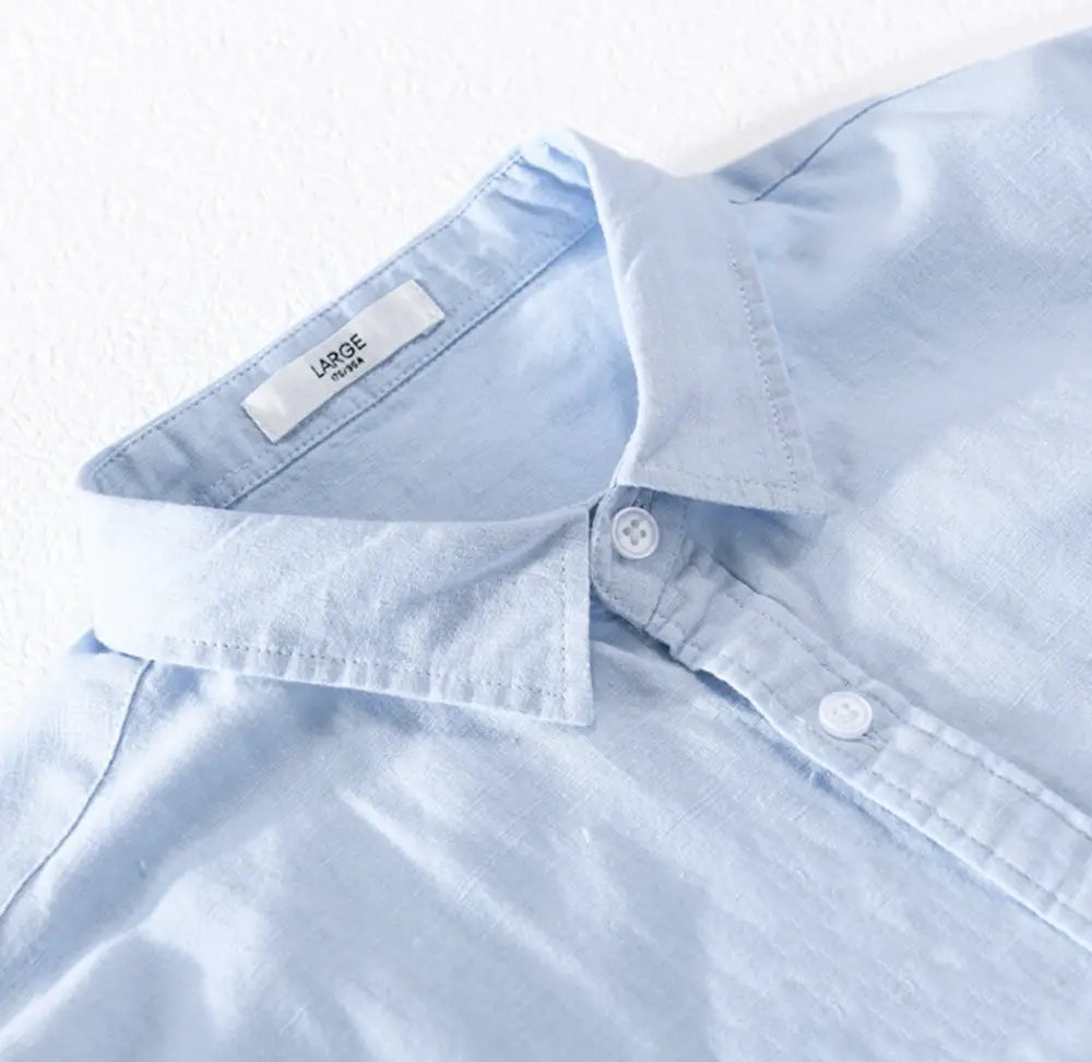 Camisa Social Alpha Pinhel Azul - AlphaCode