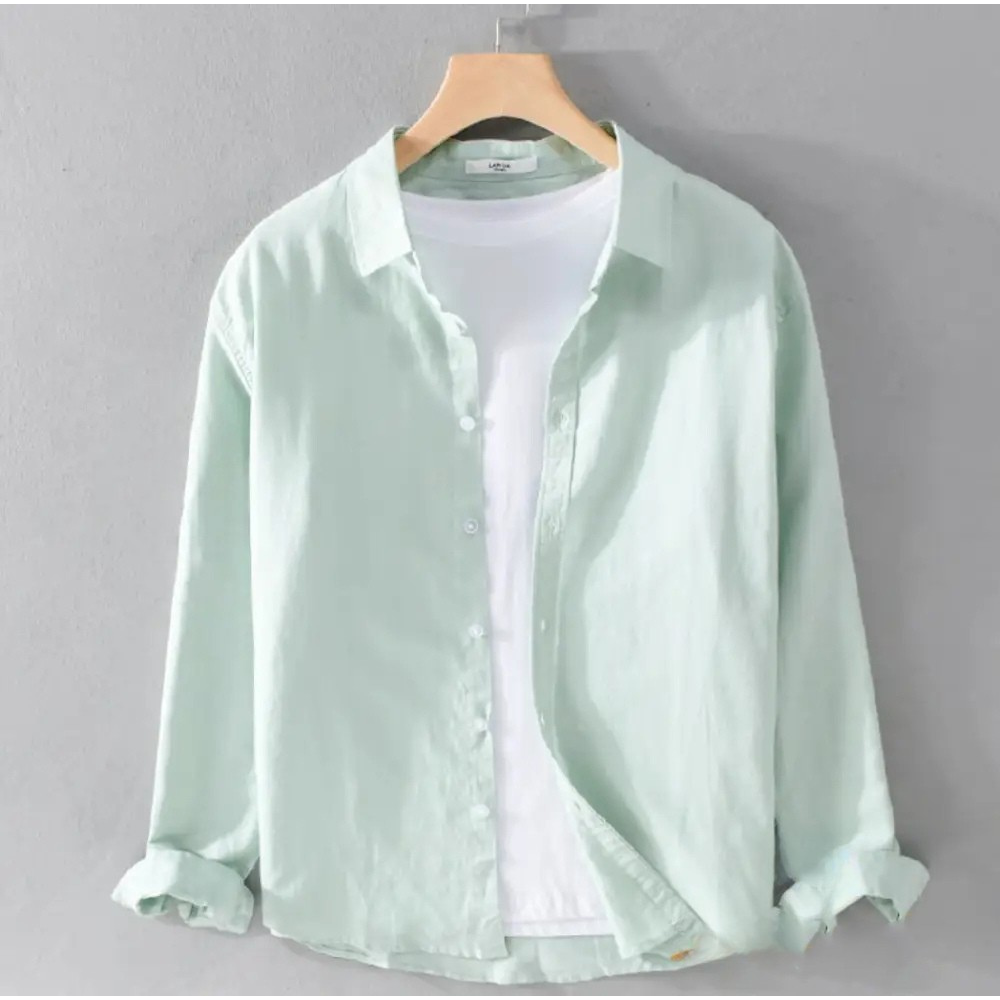 Camisa Social Alpha Pinhel Azul - AlphaCode
