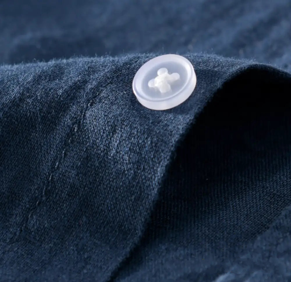 Camisa Social Alpha Pinhel Azul - AlphaCode