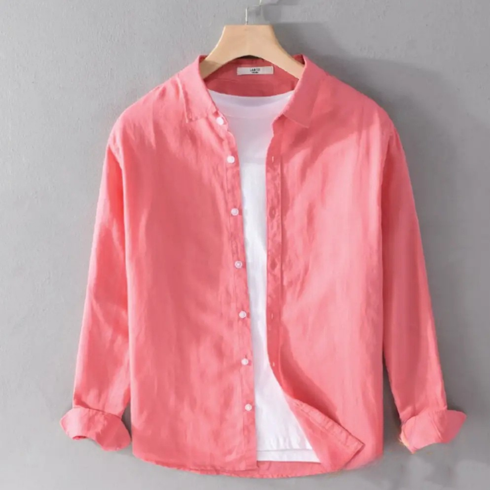 Camisa Social Alpha Pinhel Azul - AlphaCode