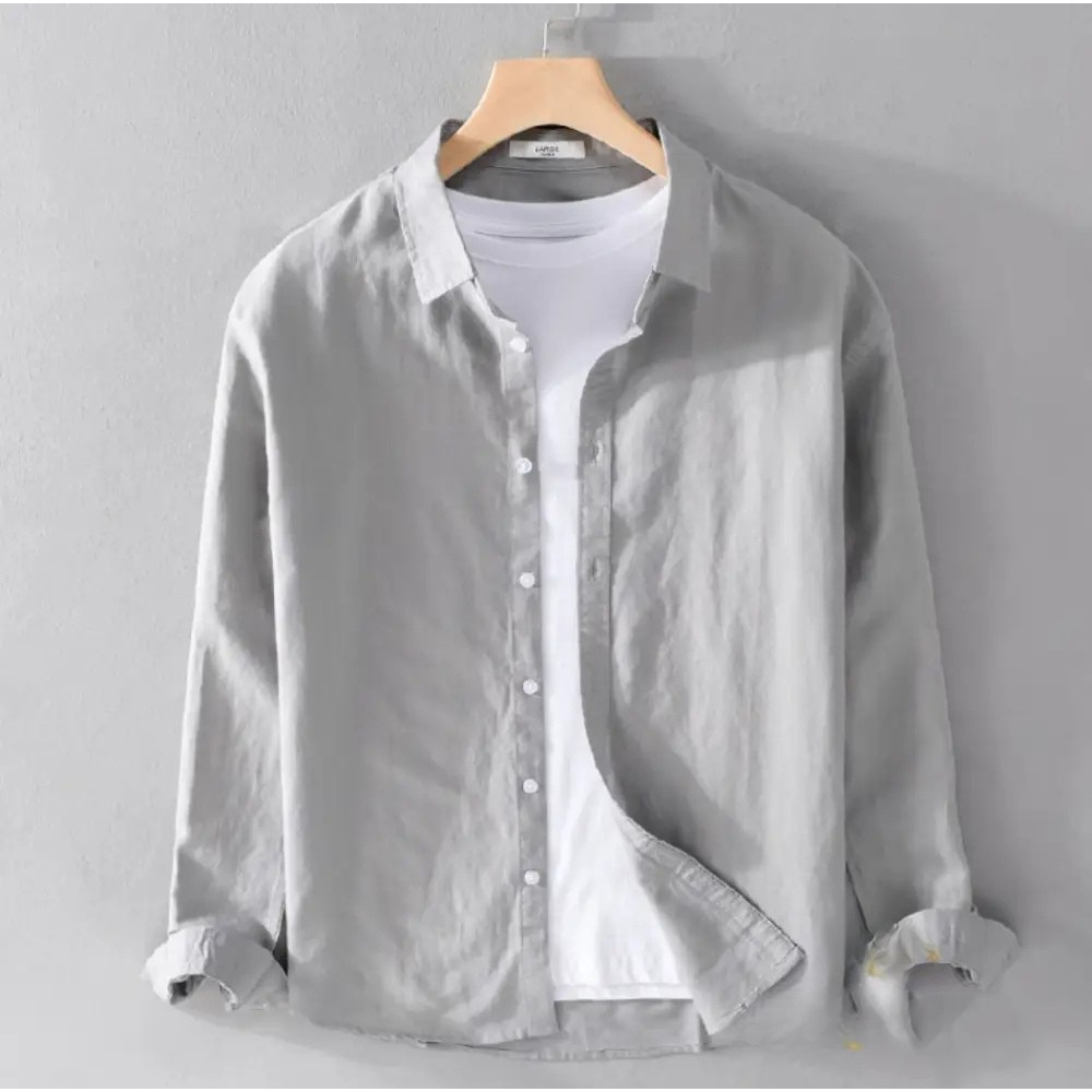 Camisa Social Alpha Pinhel Azul - AlphaCode