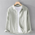 Camisa Social Alpha Pinhel Azul - AlphaCode