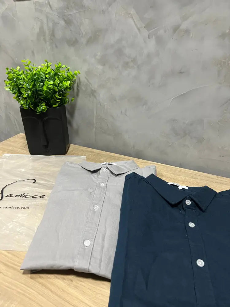 Camisa Social Alpha Pinhel Azul - AlphaCode