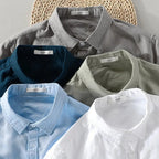 Camisa Social Alpha Pinhel Azul - AlphaCode