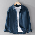 Camisa Social Alpha Pinhel Cinza - AlphaCode