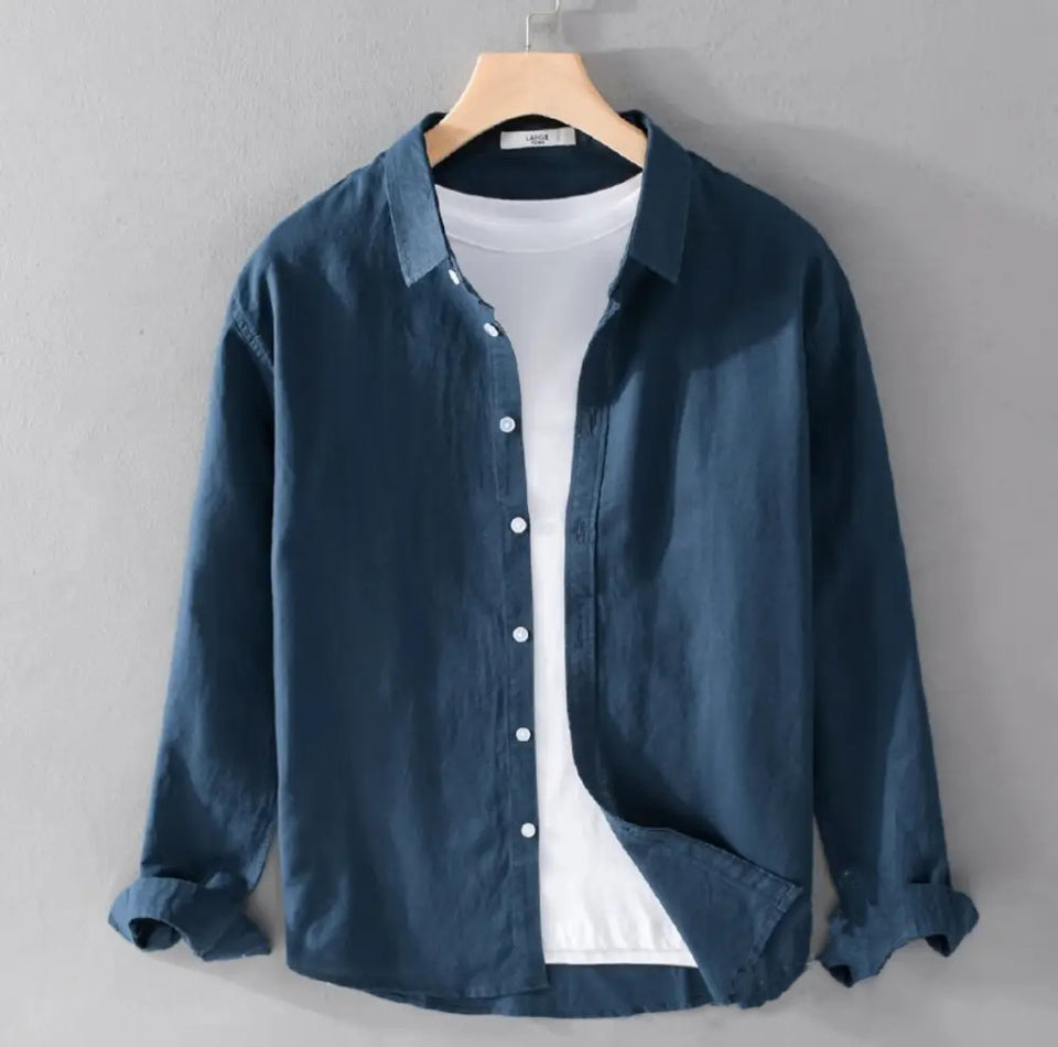 Camisa Social Alpha Pinhel Cinza - AlphaCode