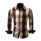 Camisa Social Alpha Plaidiq Azul - AlphaCode