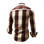 Camisa Social Alpha Plaidiq Azul - AlphaCode