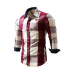 Camisa Social Alpha Plaidiq Azul - AlphaCode