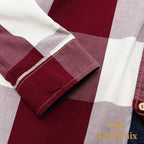 Camisa Social Alpha Plaidiq Azul - AlphaCode
