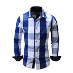 Camisa Social Alpha Plaidiq Vermelho - AlphaCode
