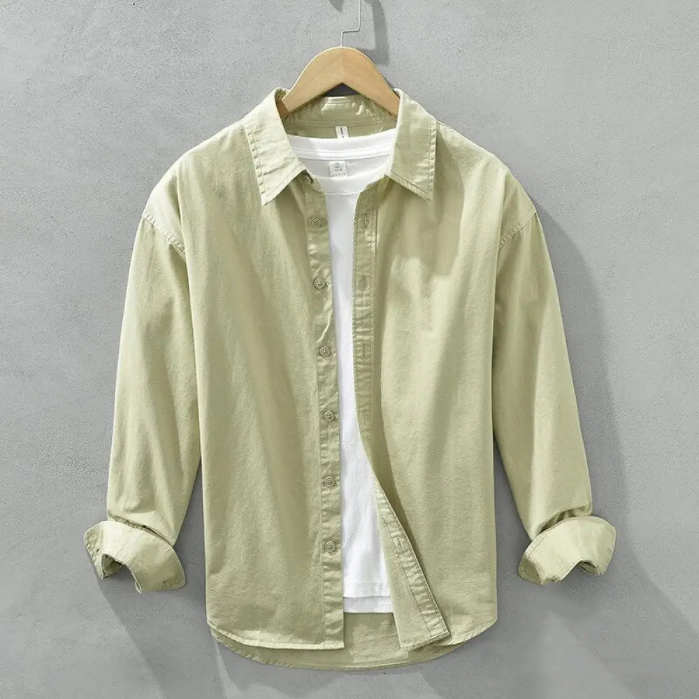 Camisa Social Alpha Portland Laranja - AlphaCode