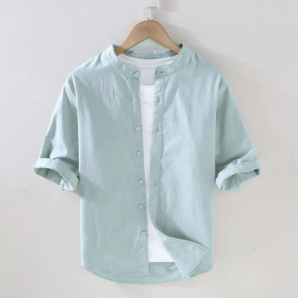 Camisa Social Alpha Presove Verde - AlphaCode