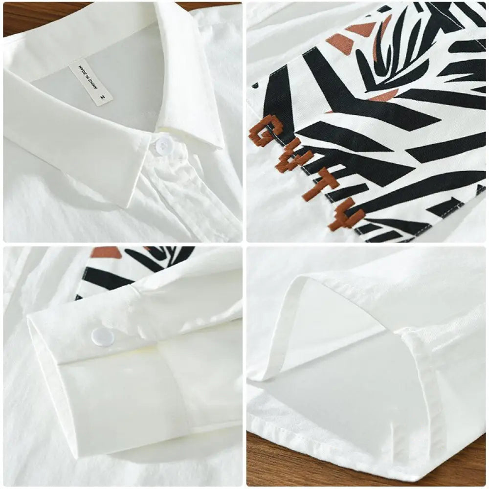 Camisa Social Alpha Sines Branco - AlphaCode