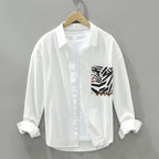 Camisa Social Alpha Sines Preto - AlphaCode