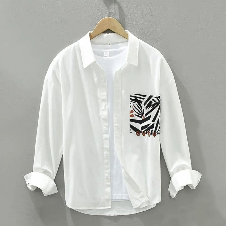 Camisa Social Alpha Sines Preto - AlphaCode