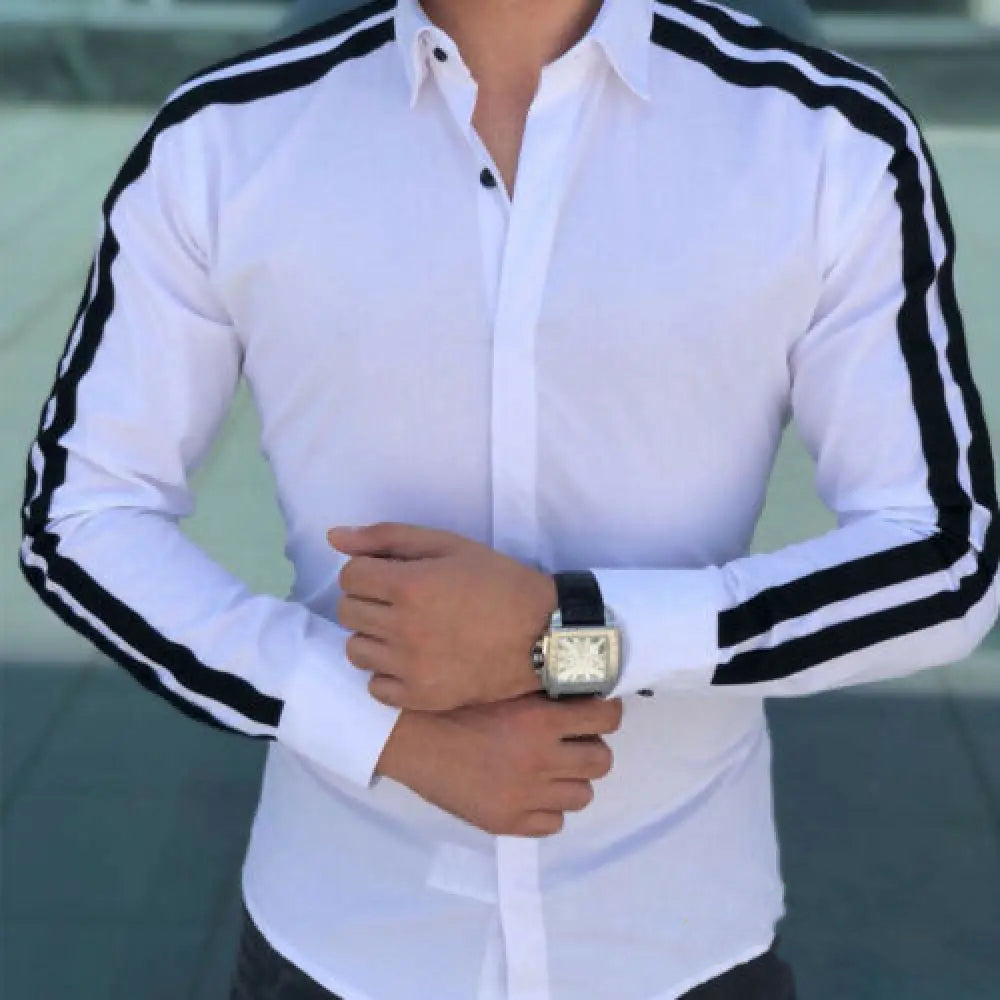 Camisa Social Alpha Smart Marrom - AlphaCode