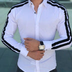Camisa Social Alpha Smart Marrom - AlphaCode