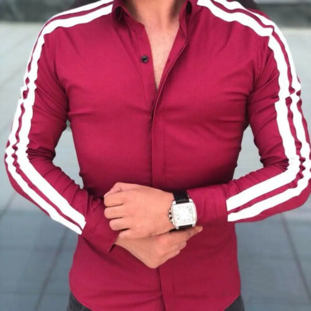 Camisa Social Alpha Smart Marrom - AlphaCode