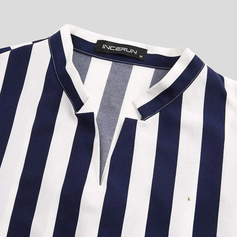Camisa Social Alpha Spand Azul - AlphaCode