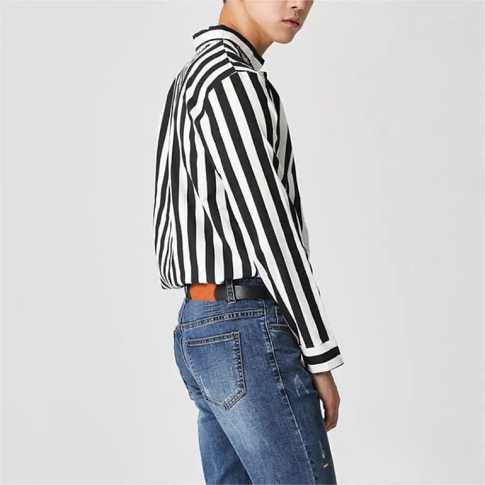 Camisa Social Alpha Spand Azul - AlphaCode