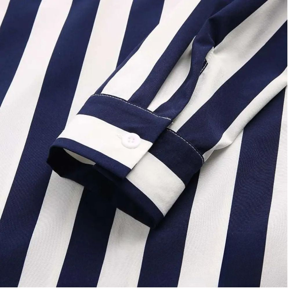 Camisa Social Alpha Spand Azul - AlphaCode