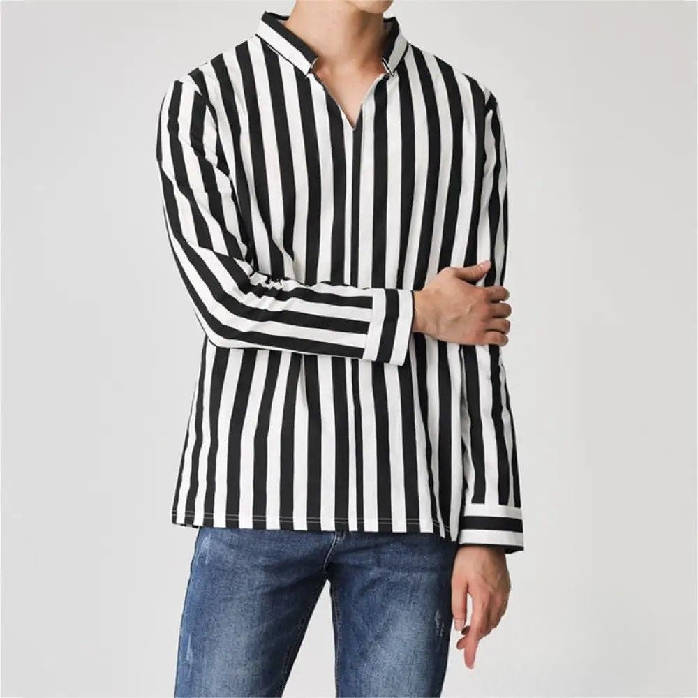 Camisa Social Alpha Spand Azul - AlphaCode