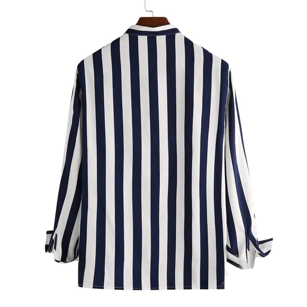 Camisa Social Alpha Spand Azul - AlphaCode