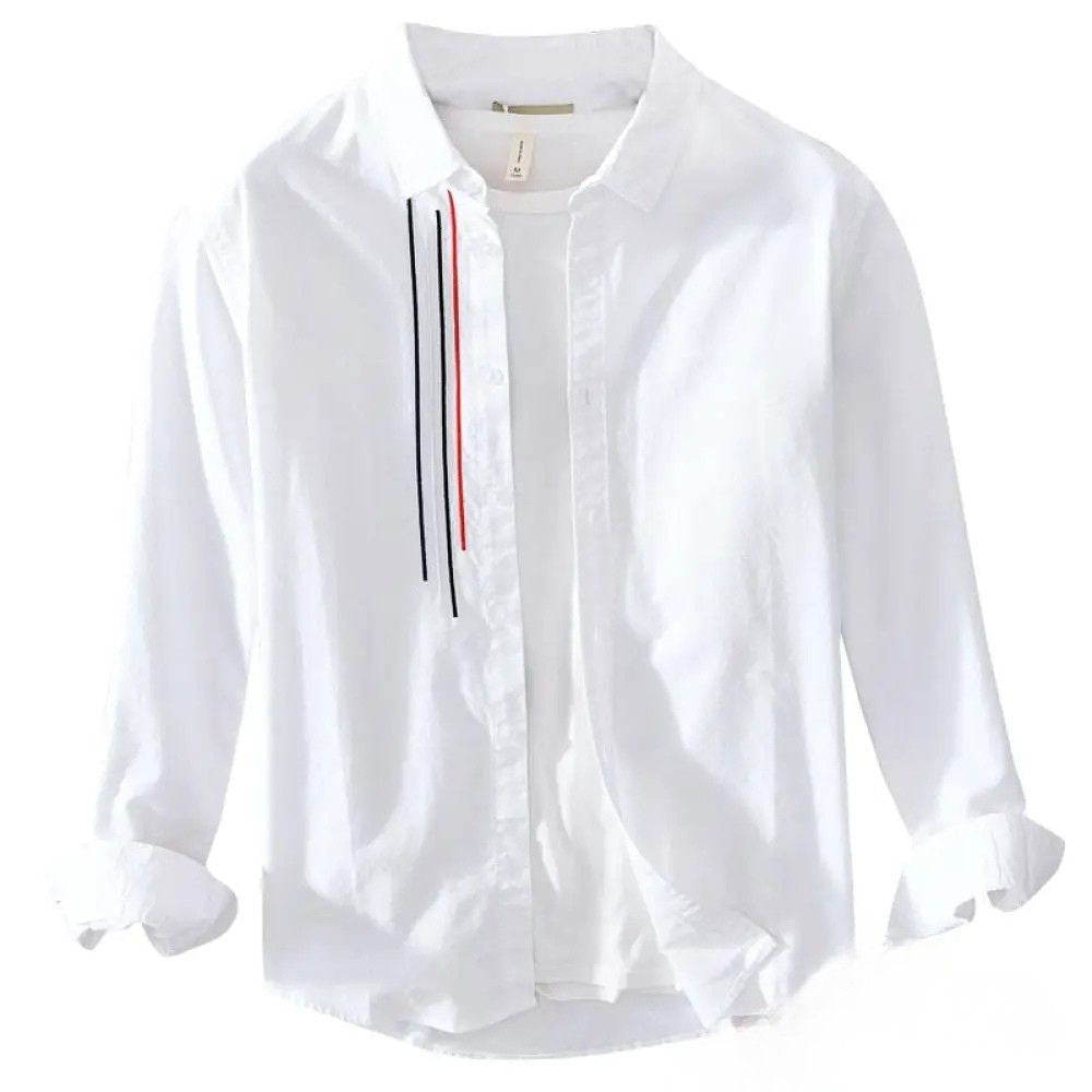 Camisa Social Alpha Sydney Branco - AlphaCode