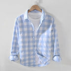 Camisa Social Alpha Trebisove Azul - AlphaCode