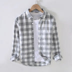Camisa Social Alpha Trebisove Cinza - AlphaCode