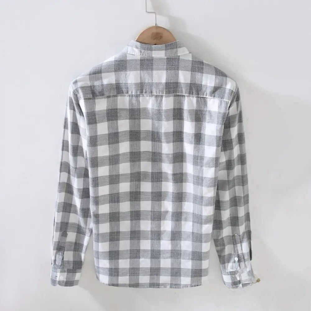 Camisa Social Alpha Trebisove Cinza - AlphaCode