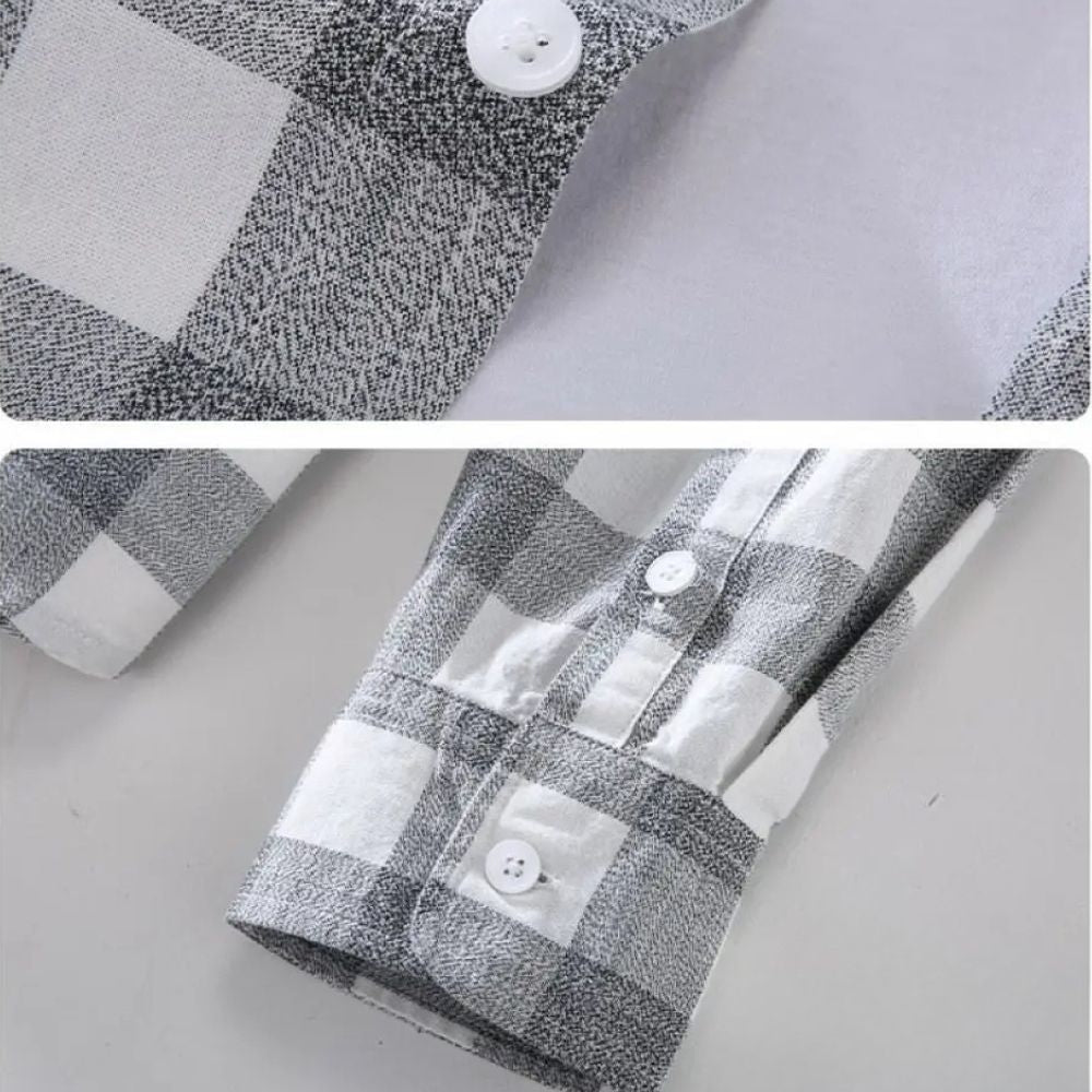 Camisa Social Alpha Trebisove Cinza - AlphaCode