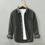 Camisa Social Alpha Zilina Caqui - AlphaCode