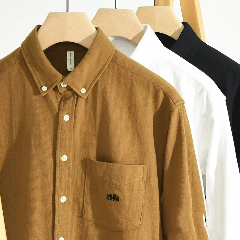 Camisa Social Alpha Zilina Caqui - AlphaCode