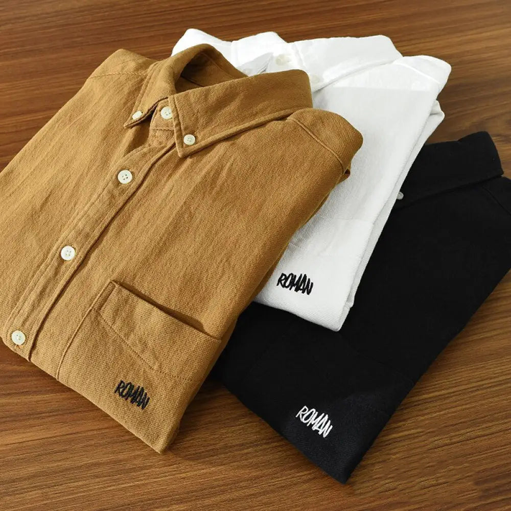 Camisa Social Alpha Zilina Caqui - AlphaCode