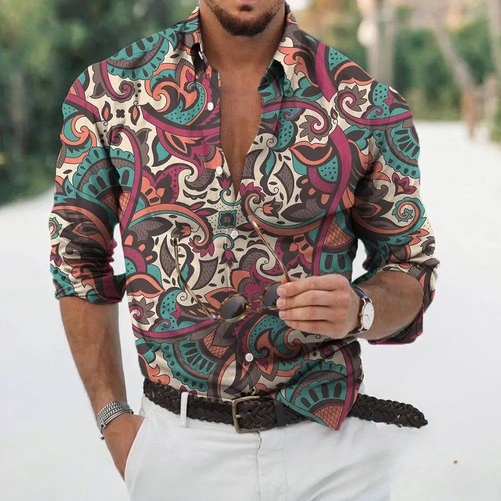 Camisa Social Slim Baroque - AlphaCode