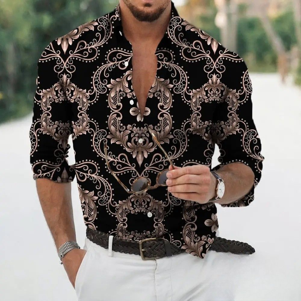 Camisa Social Slim Baroque - AlphaCode