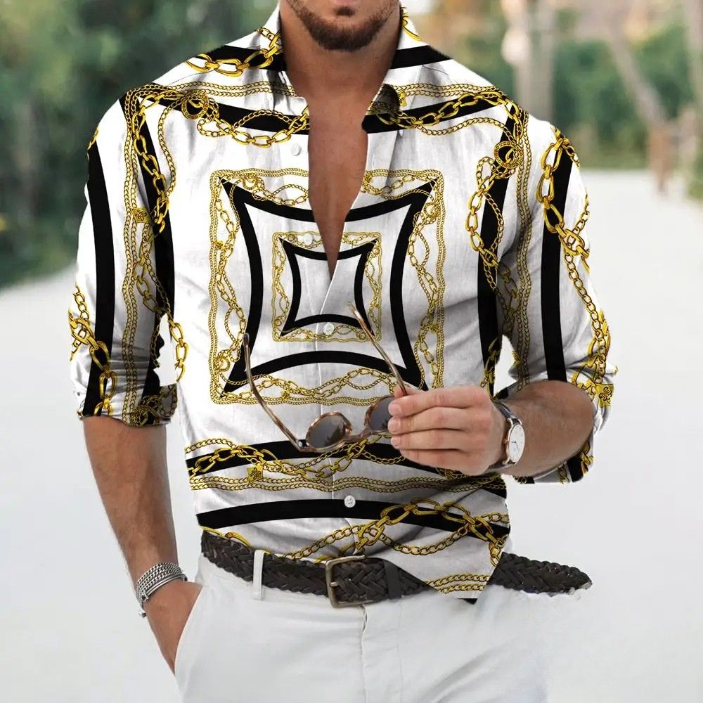 Camisa Social Slim Baroque - AlphaCode