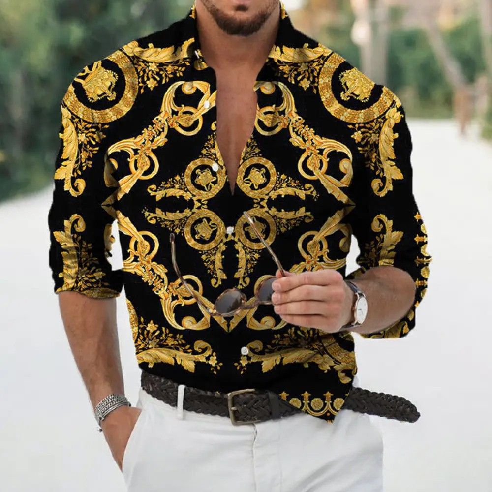 Camisa Social Slim Baroque - AlphaCode