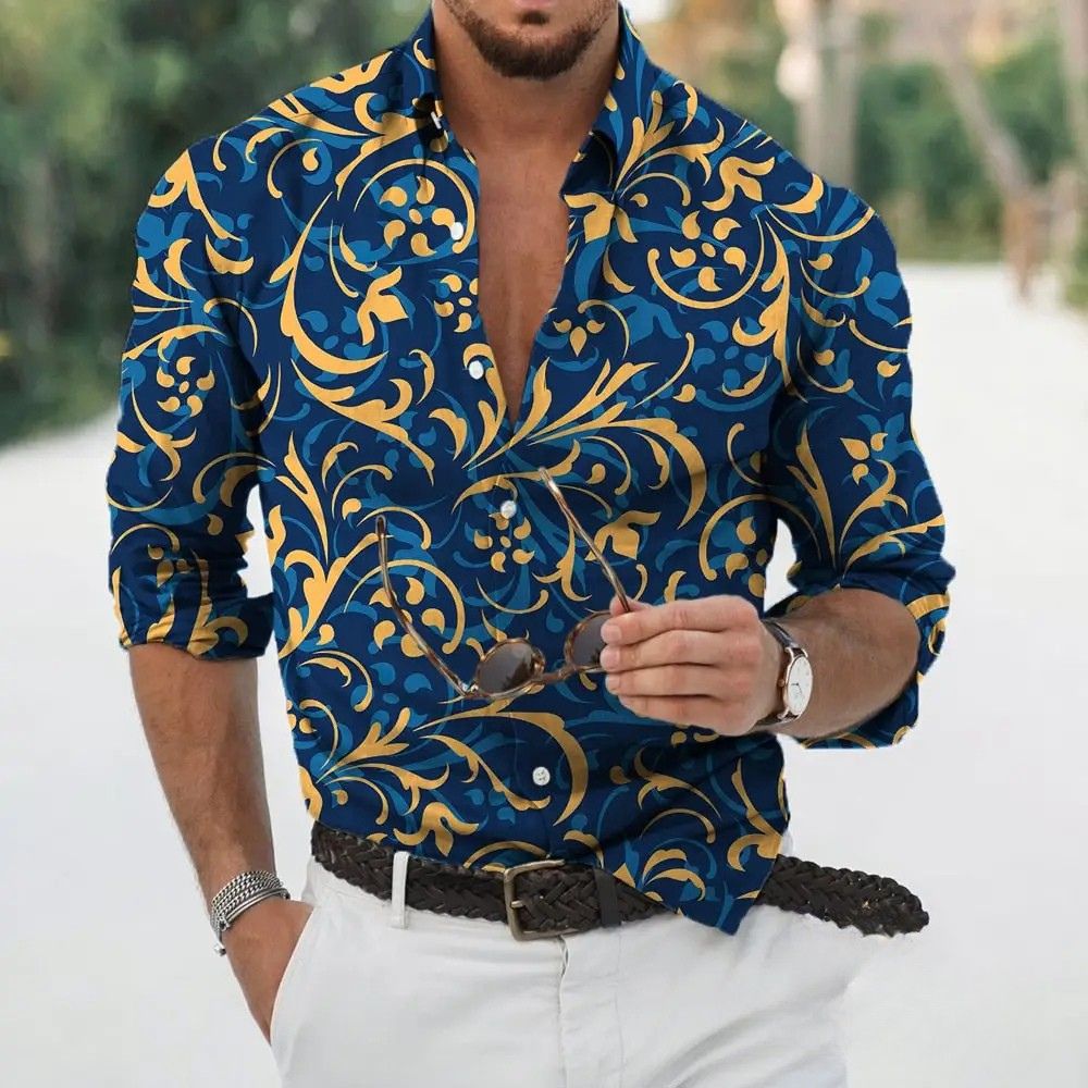 Camisa Social Slim Baroque - AlphaCode