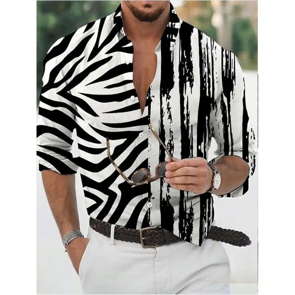 Camisa Social Slim Zebret - AlphaCode