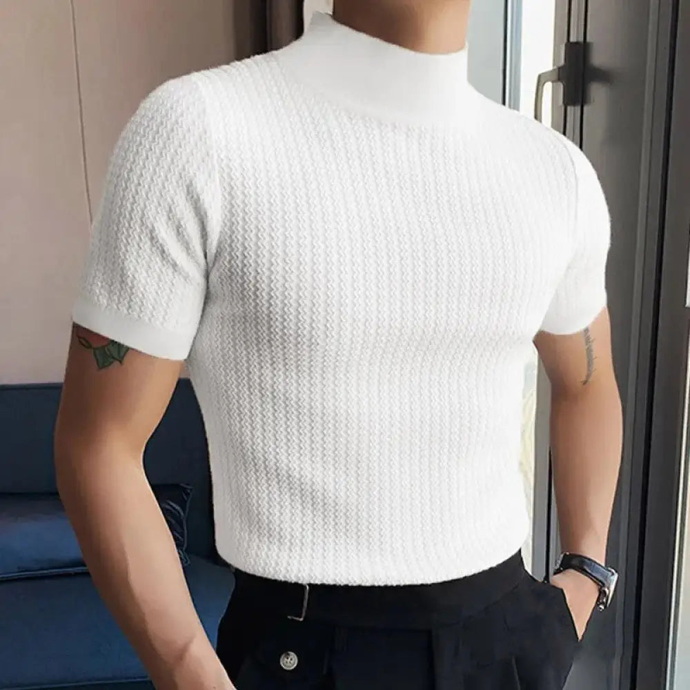Camiseta Alpha Knited Preto - AlphaCode