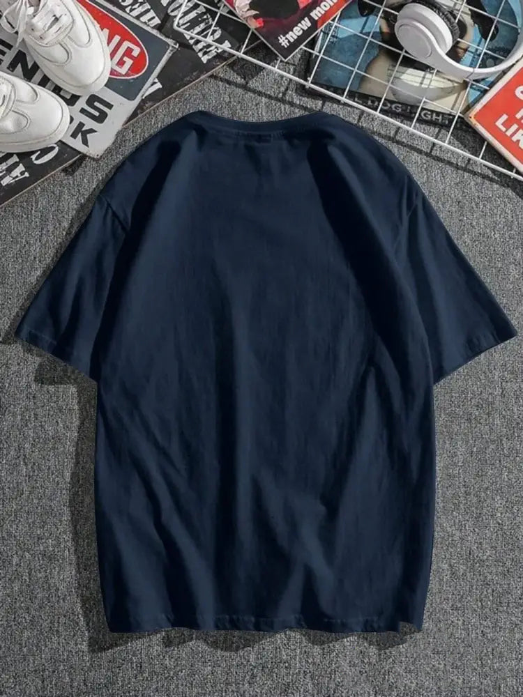 Camiseta Alpha Paris Graphic Azul - AlphaCode