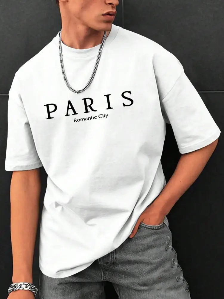 Camiseta Alpha Paris Graphic Azul - AlphaCode