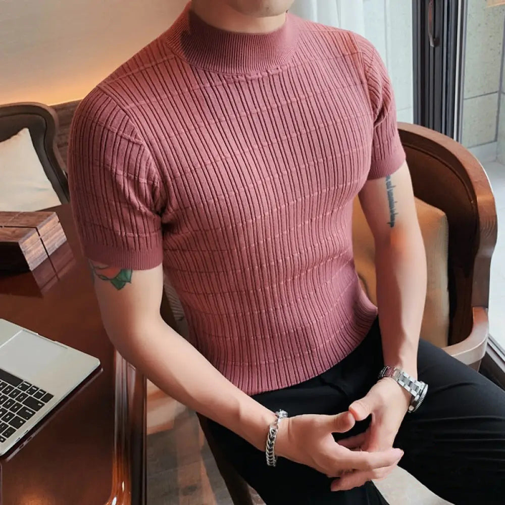 Camiseta Alpha Tricot Aspen Azul - AlphaCode